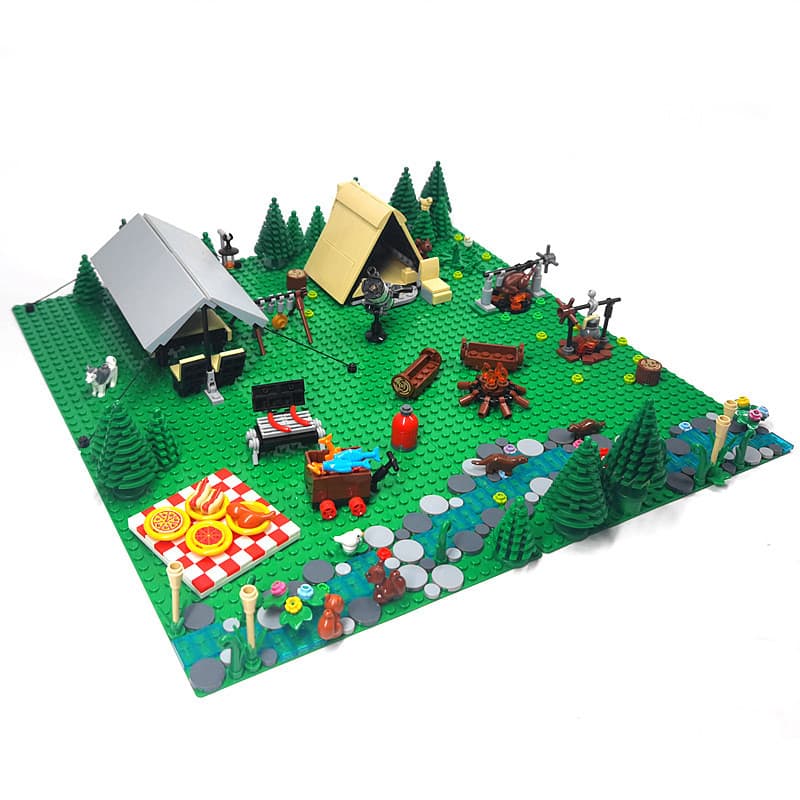 Equipamentos para camping e piquenique, barraca, lâmpada de camping, churrasqueira, mesa dobrável, cadeira dobrável, bri