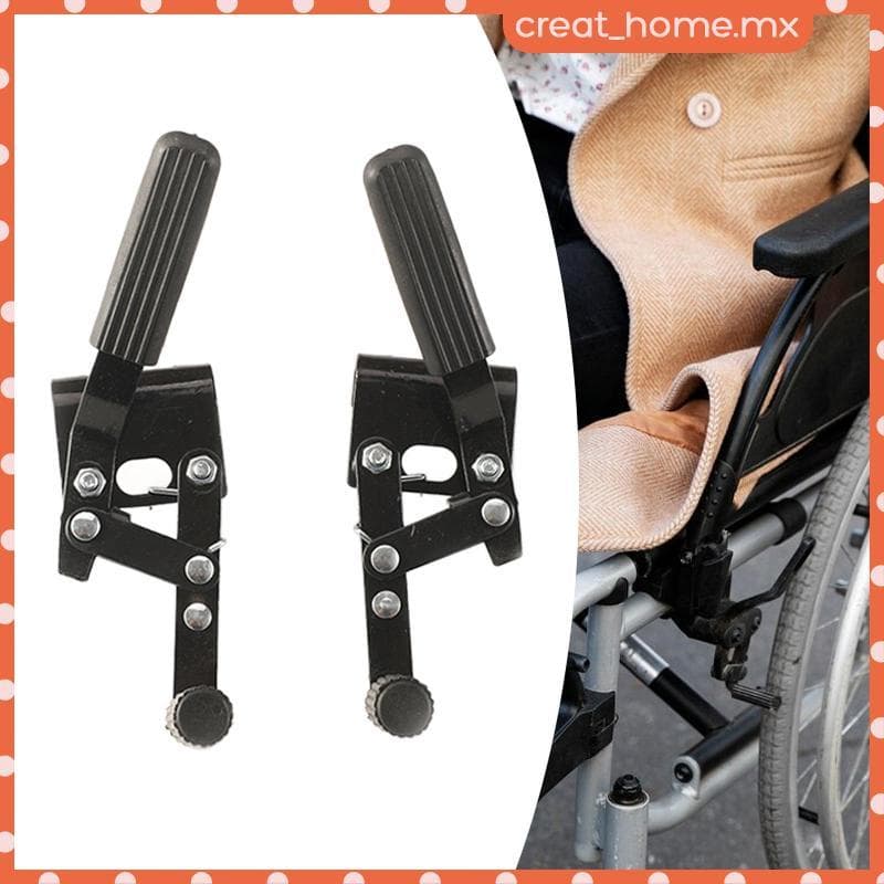 [Creat_home] Conjunto De 2 Freios Para Cadeiras De Rodas , Freio De Mão De Fácil Substituição De Alta Qualidade