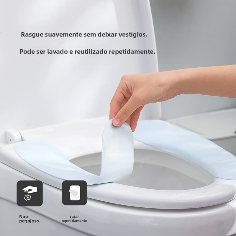 Adesivo doméstico assento de vaso sanitário lavável Extra grande adesivo de banheiro atacado tapete de banheiro de verão