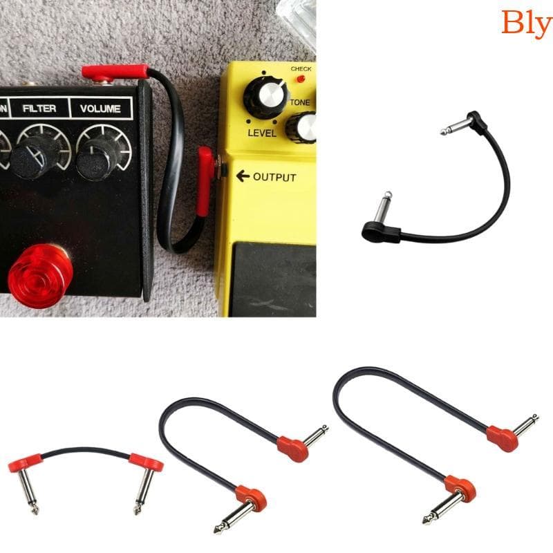 Bly Guitar Cable 6 35mm Efeito Pedal Cabo Patches
