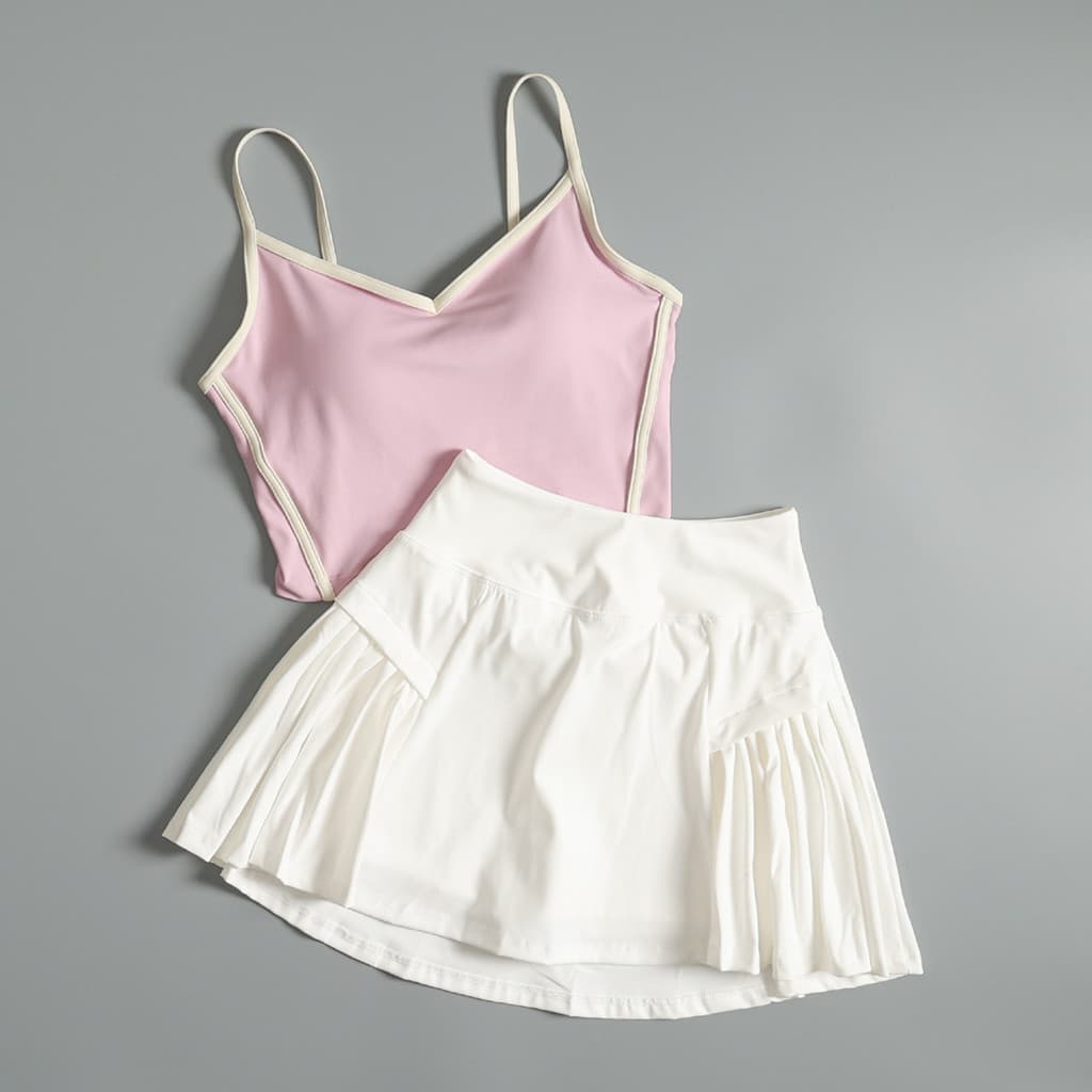 Badminton terno esportivo feminino verão correndo treinamento de Fitness roupas de secagem rápida cintura alta mais magr