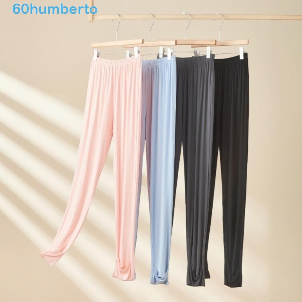 HUMBERTO Calças De Dormir Para Mulheres Grávidas , Pijama Soltas Artefato , Meia-Calça Larga Com Cintura Elástica Macia