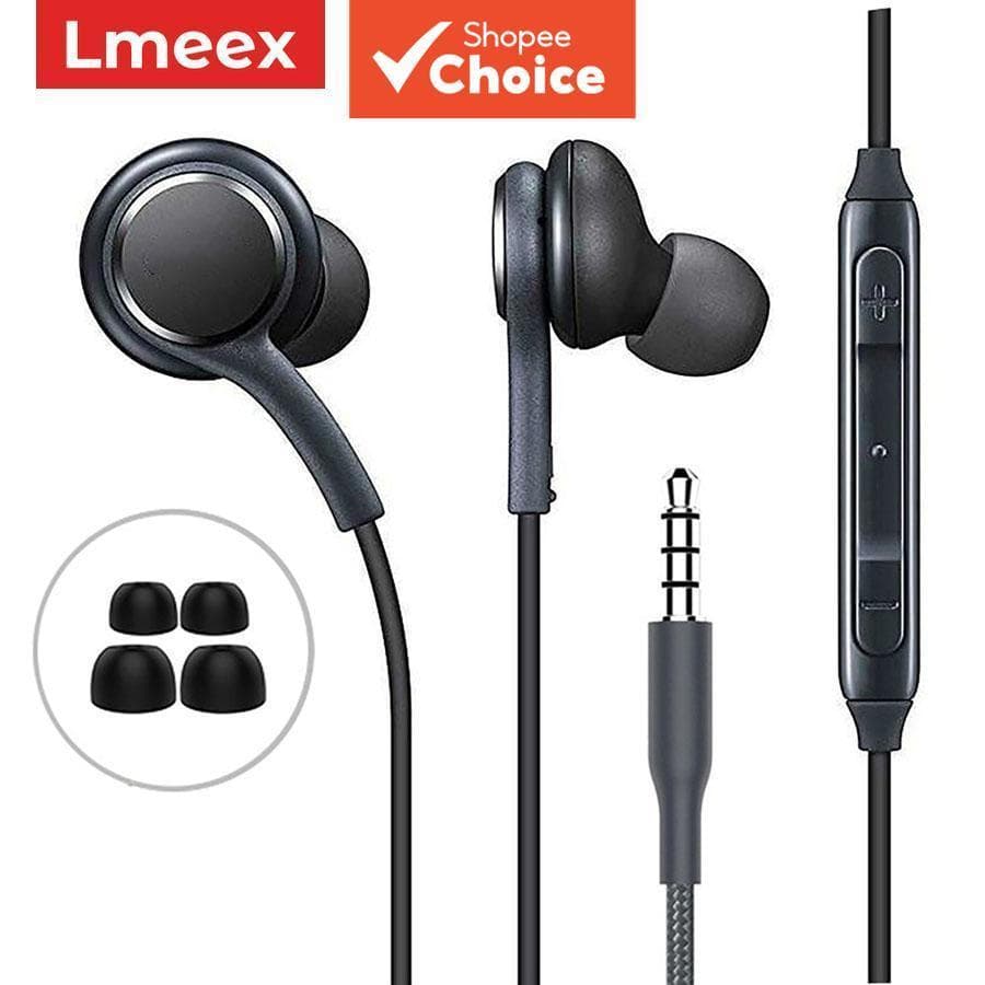 Fones de Ouvido Com Fio 3,5mm Intra-Auriculares com Microfone Tipo C Fones de Ouvido HIFI para Esportes Compatíveis com