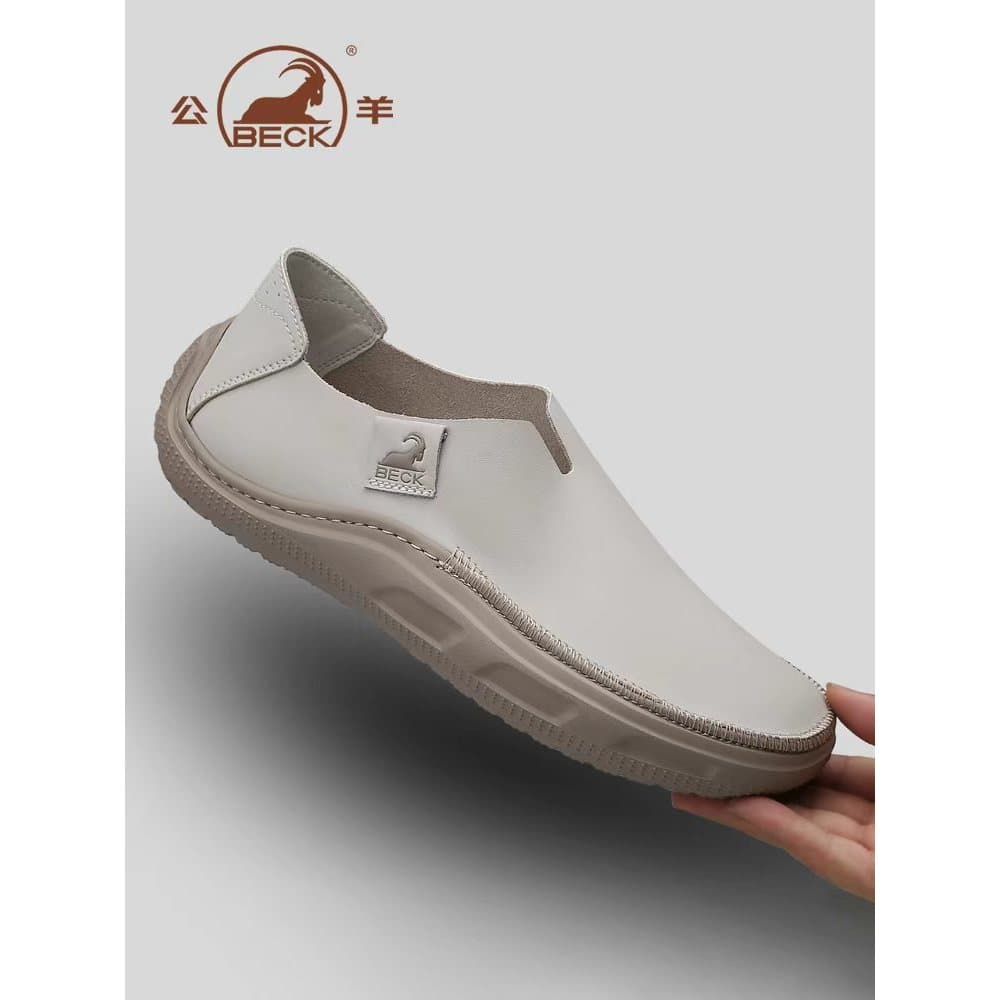 Sapatos masculinos 2026 verão novo estilo mocassins de negócios deslizamento-On masculino All-Match meia deslizamento er