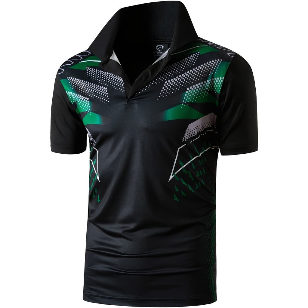 Camisa polo esportiva masculina Paul camiseta polo de manga curta cabido tênis golfe boliche Pickle camisa dardos gola r