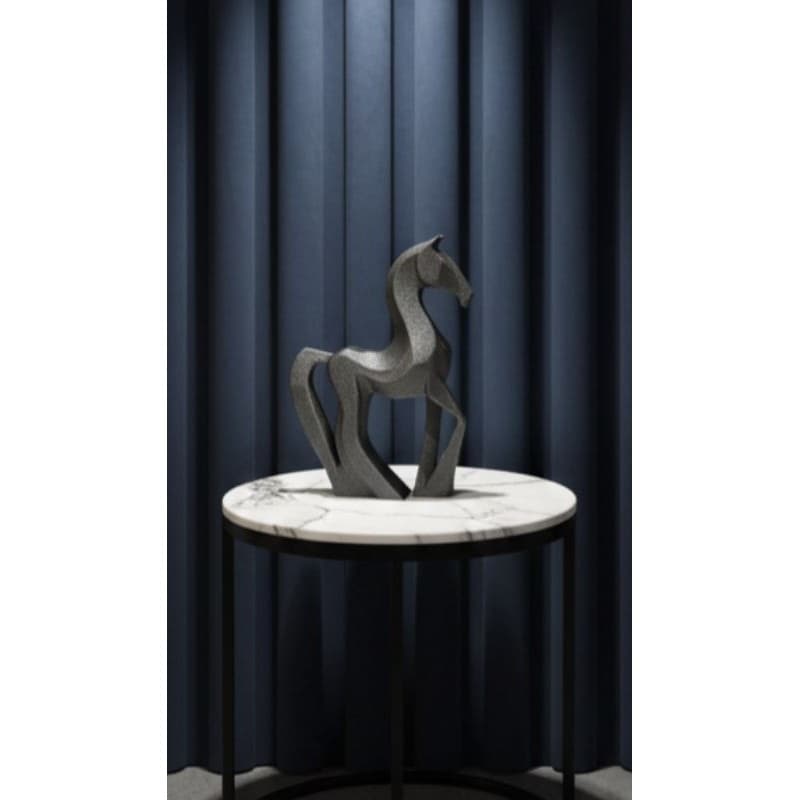Escultura Cavalo Decorativo 17cm | Impressão 3D Premium | Design Moderno Minimalista