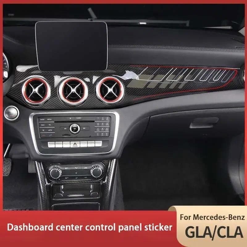 Adesivos De Proteção Interior Do Carro Para Mercedes Benz GLA200 GLA260 CLA200 220 Console Central Painel Decoração Ades