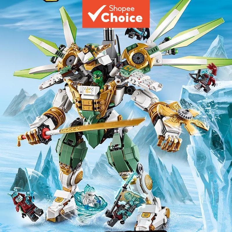 Brinquedo Educacional De Blocos De Construção Robot Mecha , Tijolos Compatíveis Com Lego , Presente De Formatura Para Cr