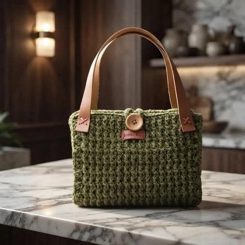 Bolsa Artesanal Em Crochê Capa Para Biblia Sagrada Boho Chic