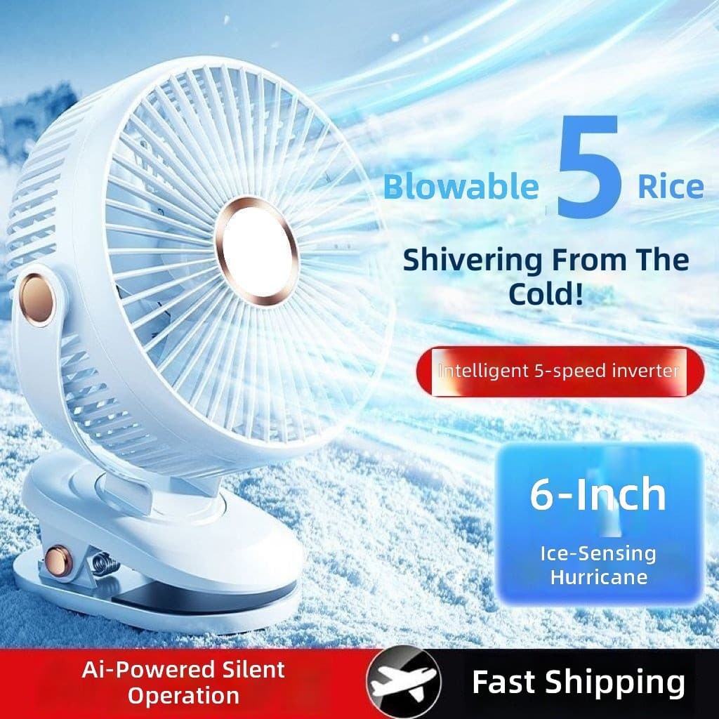 Tapete de remoção de ácaros novo estilo pequeno ventilador Desktop quarto clipe ventilador pequeno ventilador de carrega