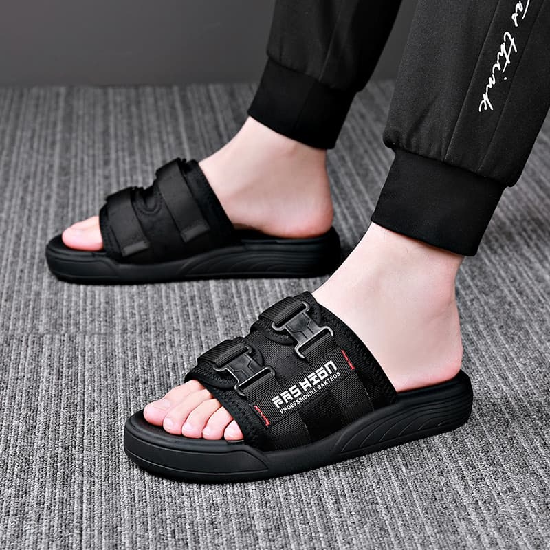 Chinelos de malha ultraleve homens verão sandálias ao ar livre chinelos vietnã Flip-Flops sandálias de sola macia Anti-d