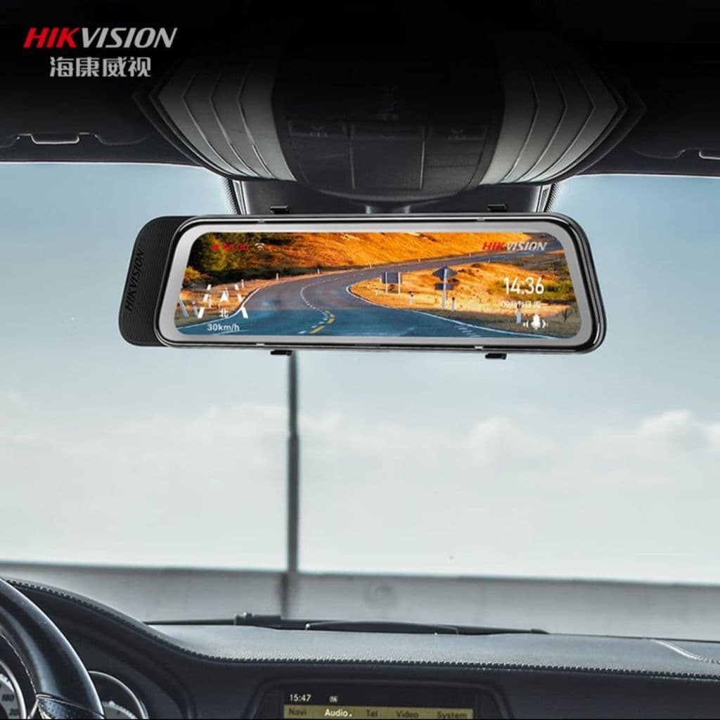 Câmera automotiva Hikvision N6+ 1296P de alta definição, equipada com função de visão noturna starlight, suporta gravaçã