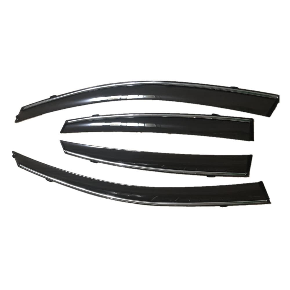 Viseira Da Janela Defletor De Vento Guarda Chuva Sol Sombra Tempo Escudo Para VW T-Cross Porta Lateral Ventilação