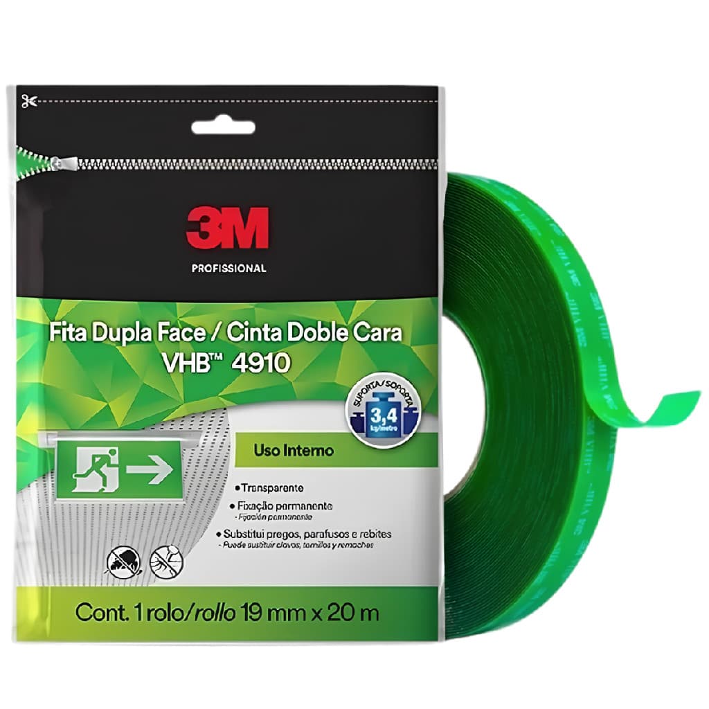 Fita Dupla Face VHB 3M 19mm X 20m H0002317875