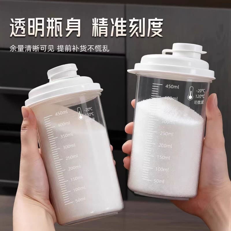 Tanque de armazenamento de açúcar branco portátil geladeira garrafa de água grande capacidade doméstico grau alimentício