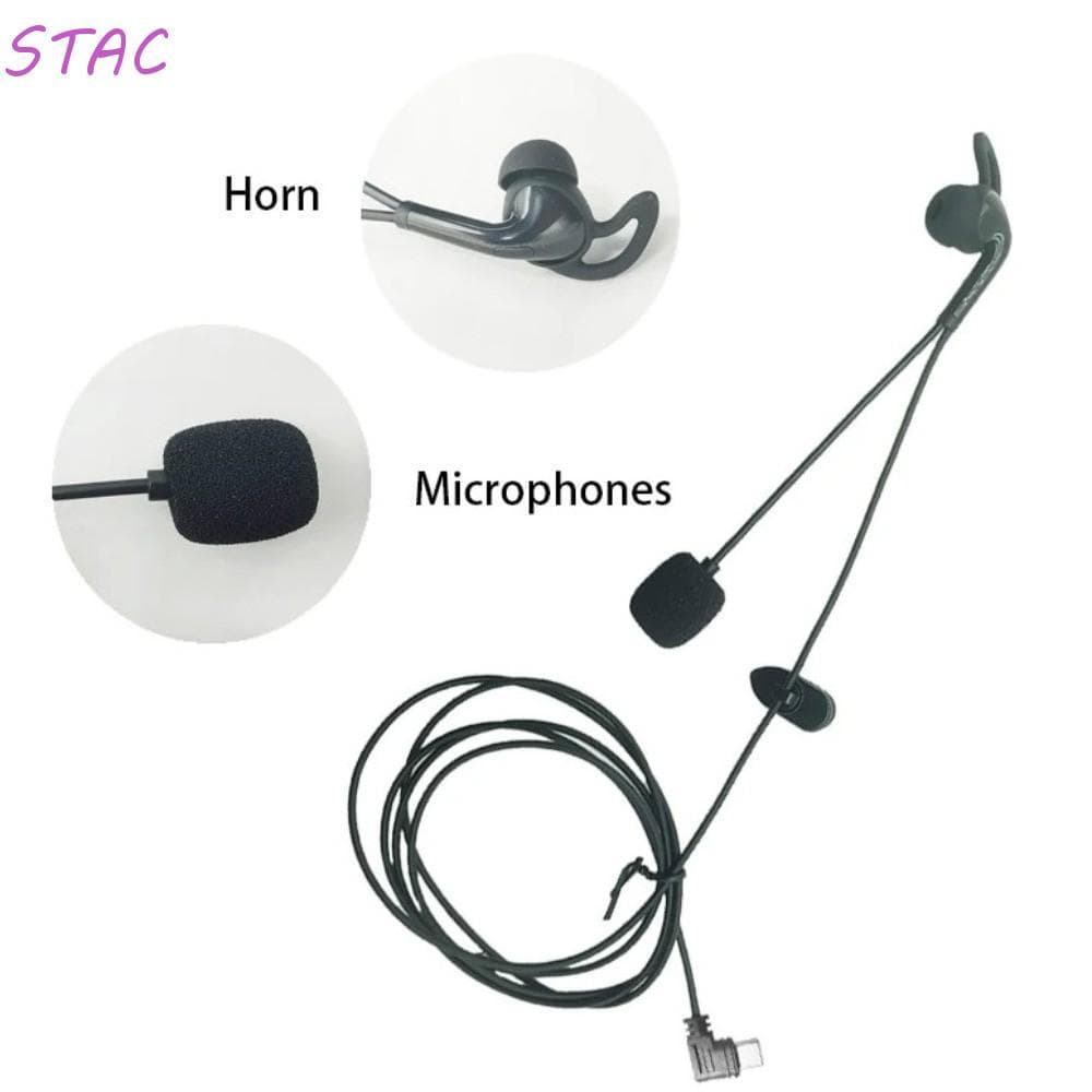 Fone De Ouvido Para Árbitro STAC , Fones Intra-Auriculares Com Interface Tipo C V6 , Auricular Bluetooth V4 Plus