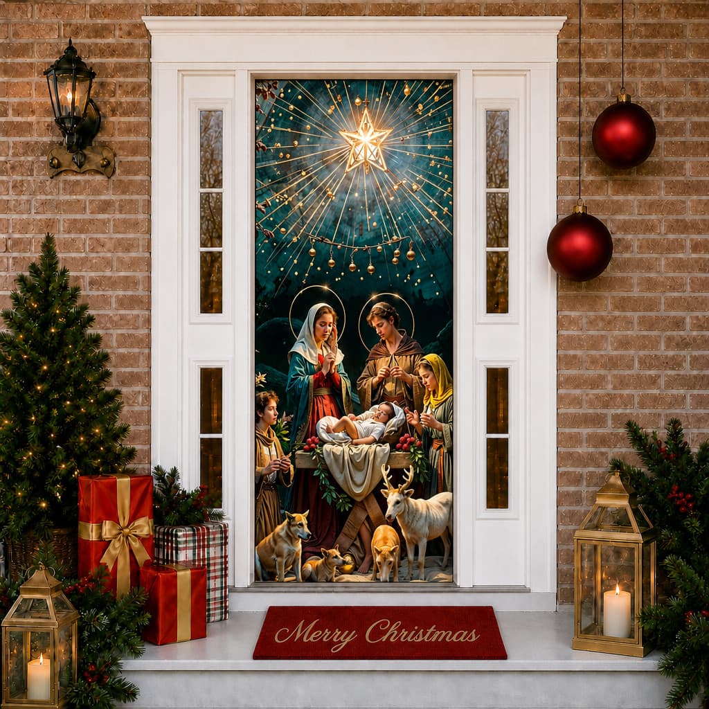 Capa Para Porta Painel de Mesa Religioso Cristão