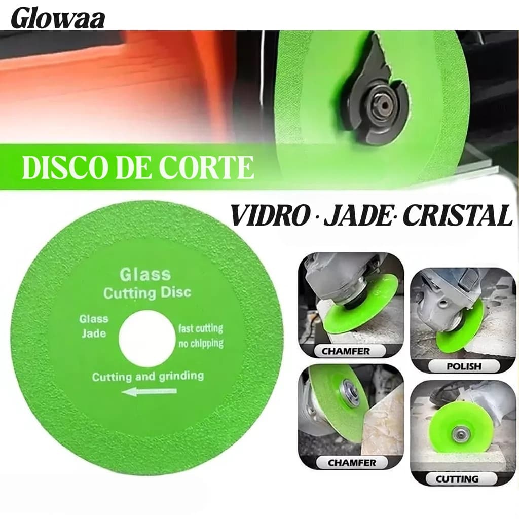 Discos de corte de vidro diamante ultra fino de viu polimento cerâmico de mármore da lâmina