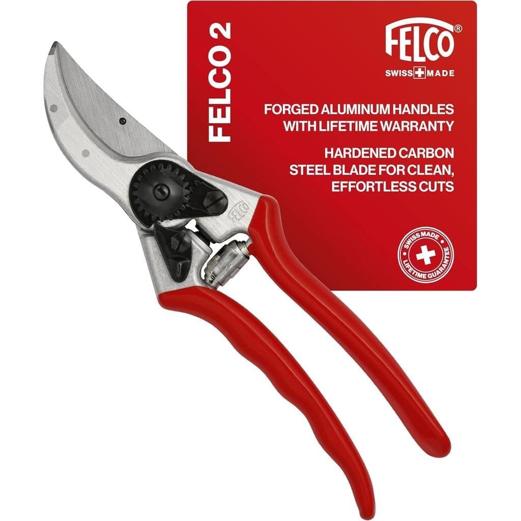 Tesoura de Poda Felco F2 – Tesoura de Jardim de Fabricação Suíça de 9,25" para Poda Profissional |   Tesouras de poda ma