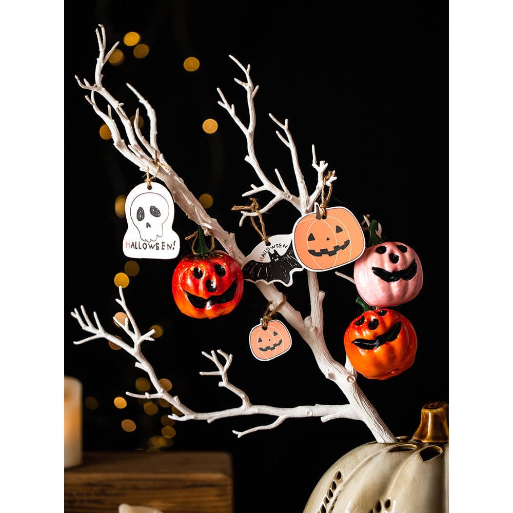 Halloween abóbora decoração pequenos presentes ornamentos crianças vestir-se adesivos cena Layout luz adereços ornamento