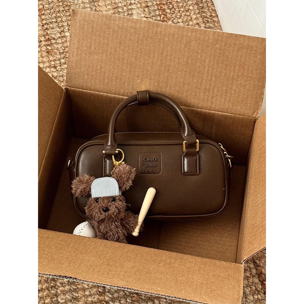 G grande aparência Retro portátil Boston saco feminino 2026 novo estilo moda High-End textura nicho Commuter saco do men