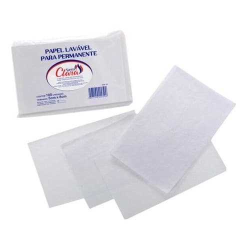 Papel Para Permanente 100un - Santa Clara
