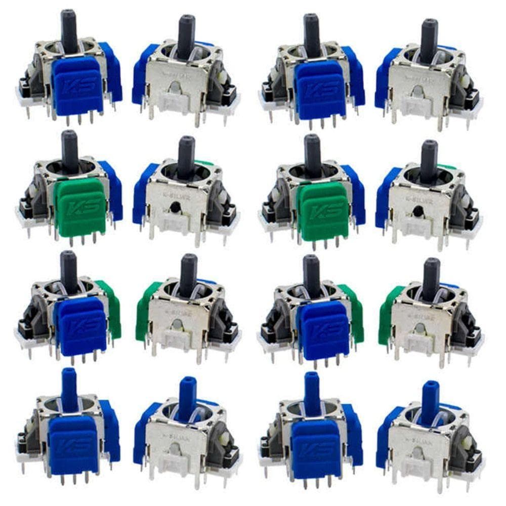 MYRON1 4 Pcs TMR Joystick Eletromagnético , ThumbStick Analógico Anti-Drift Hall , Para PS5/PS4/Xbox/Switch