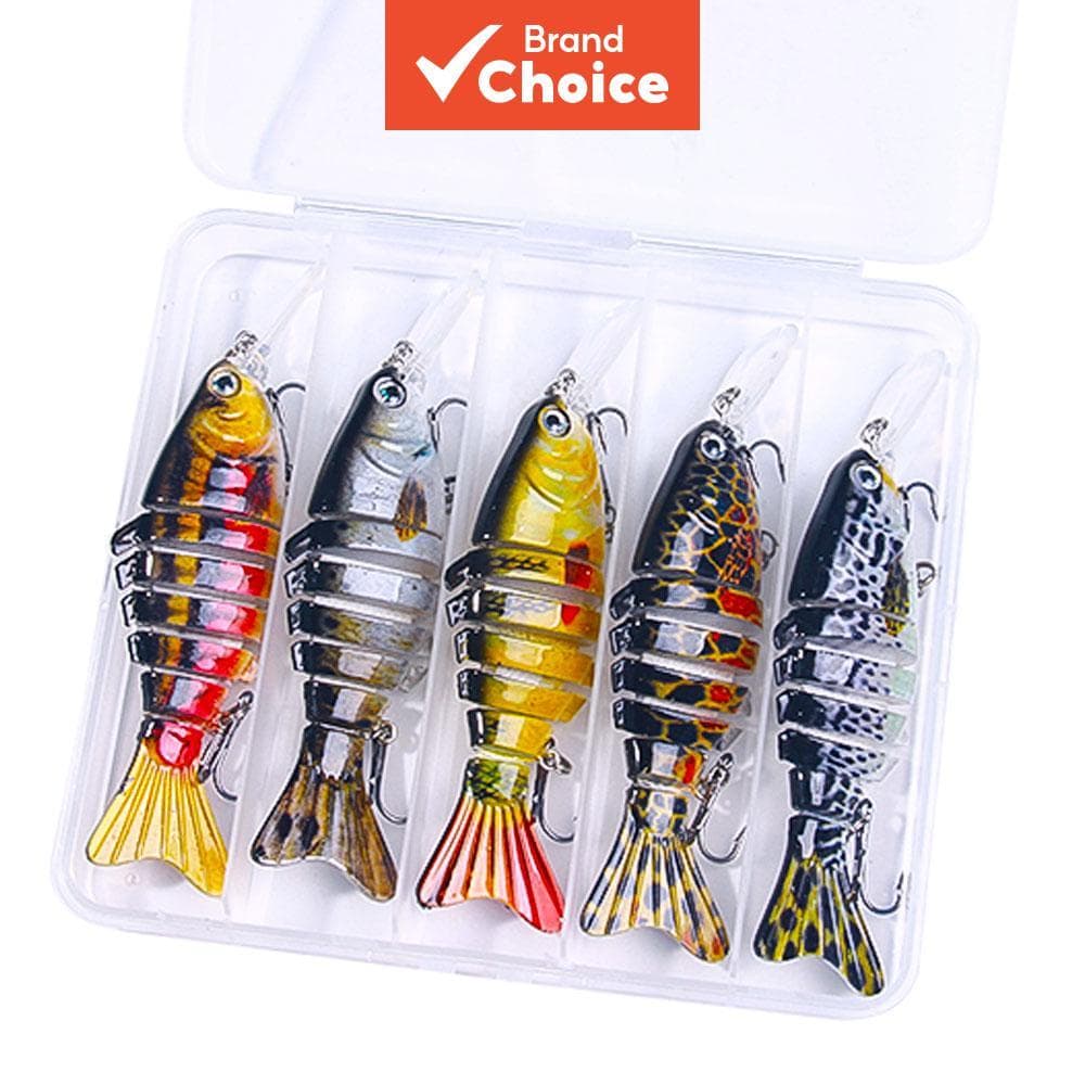 Isca Artificial de Pesca HENGJIA, Multiarticulada, 16g, 12cm, Isca Dura Artificial, 7 Segmentos, Wobbler Carpa Cruciana