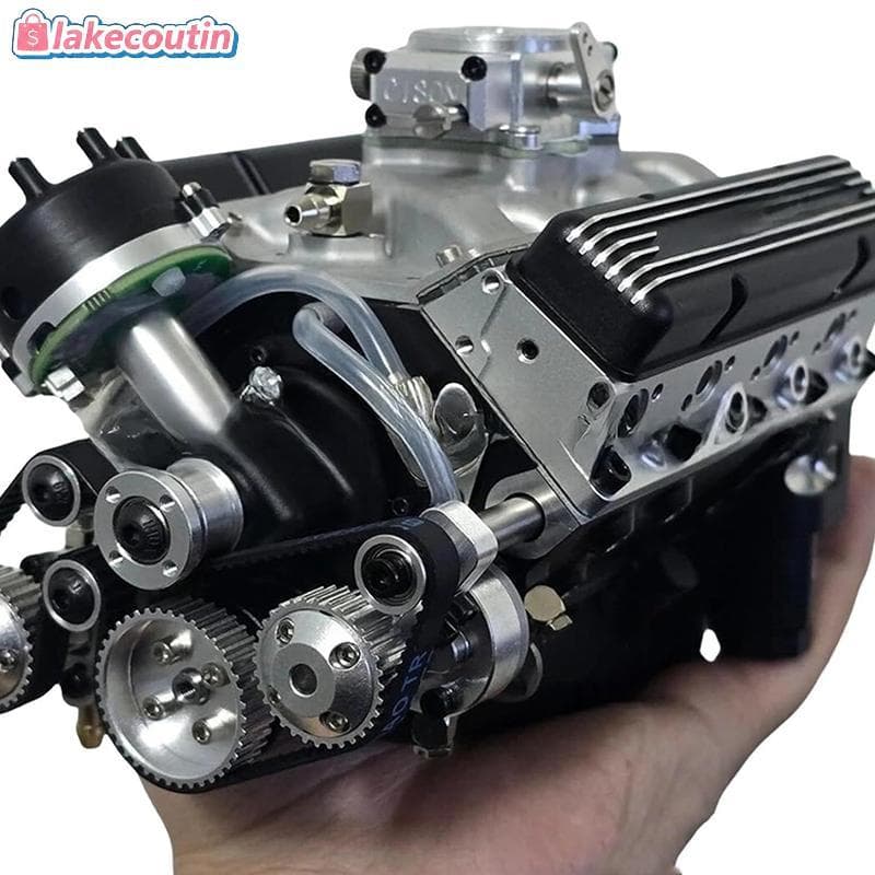 la Binray Cison V8 Kit De Motor A Gás Small-Blo Kits De Modelo Mini Construa Sua Própria Haste De Corrida Que Corre Esta