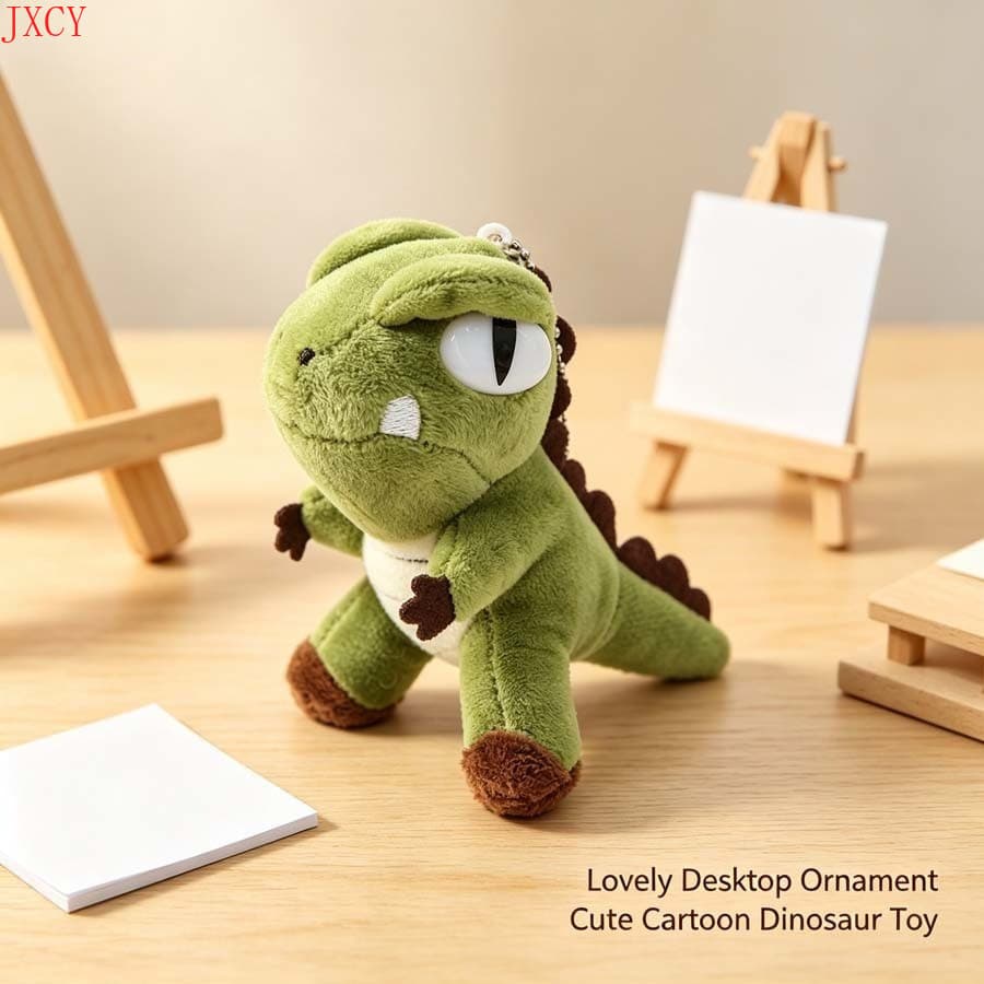1Pc Mini Dinossauro Boneca De Pelúcia 10cm Pingente Brinquedo De Carregamento Macio Chaveiro Presente De Aniversário Das
