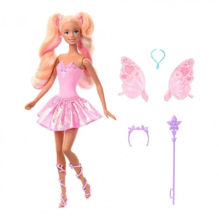 Boneca Barbie Fada Transformação Mágica - JCP76 Mattel