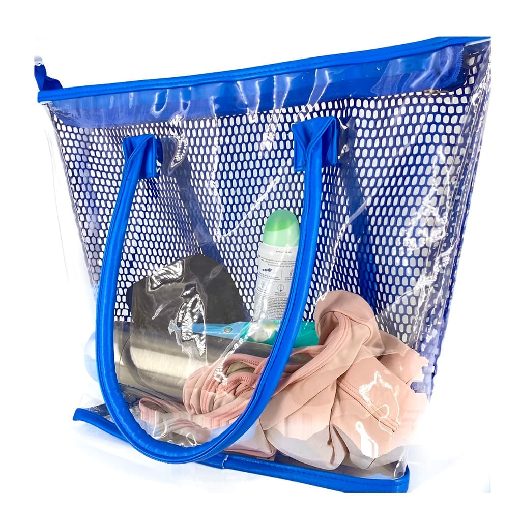 Bolsa Transparente de Plástico Azul Premium Qualidade Original Profissional Top Durável Resistente Prático Moderno