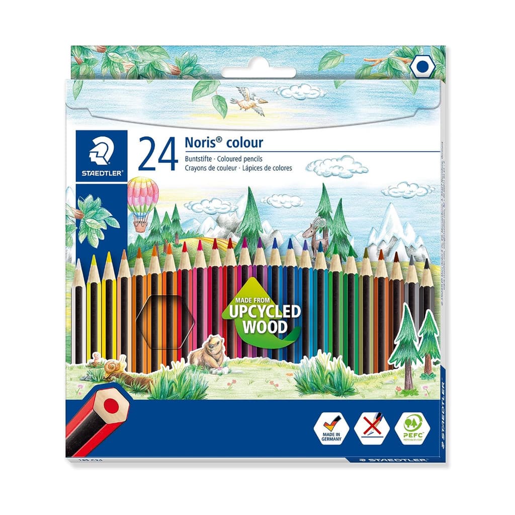 Lápis de cor Staedtler com 24 cores