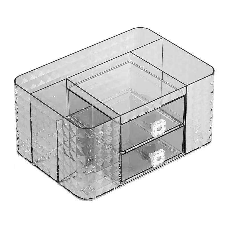 Porta Maquiagem Organizador Acrílico Transparente Caixa De Armazenamento Desktop Multiuso Ideal para De Batom Cosméticos