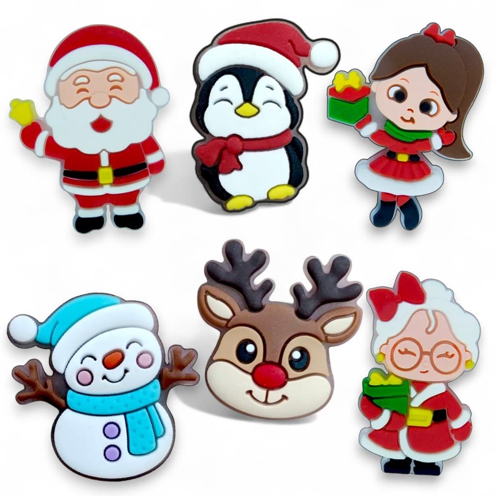 Apliques de Natal Emborrachados para Laços Infantis Tiaras Caneta Personalizada Decoração Natalina Artesanato e DIY