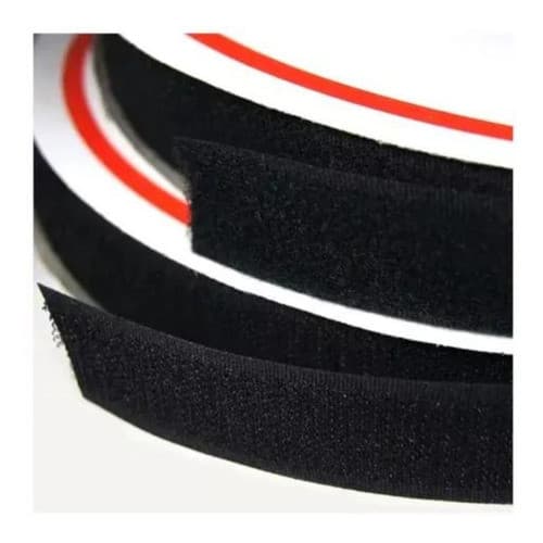 Fecho De Contato Fita Fixadora Velkro 25mm Rolo Com 25m Cor Preto PROMOÇÃO