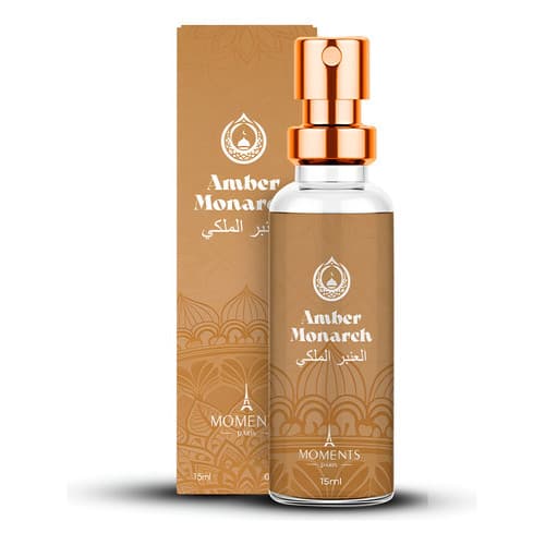 Perfume Unisex Amber Monarch Arabe 15ml Moments Paris