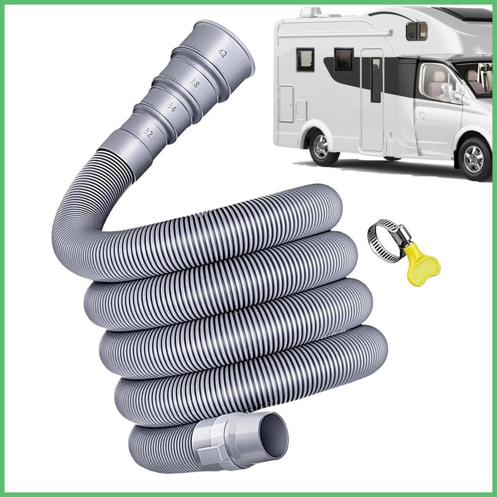 Kit De Mangueira De Esgoto Para RV , Resistente , Flexível , À Prova De Vazamento , Sistema De Água Residual , Conjunto