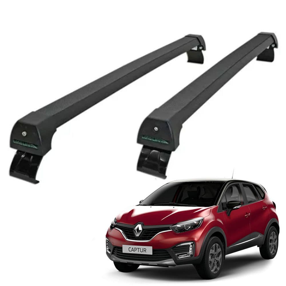 Rack De Teto Long Life Alumínio Renault Captur Todos os anos
