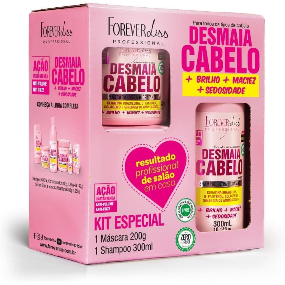 Kit Especial Desmaia Cabelo – Tratamento Capilar Completo