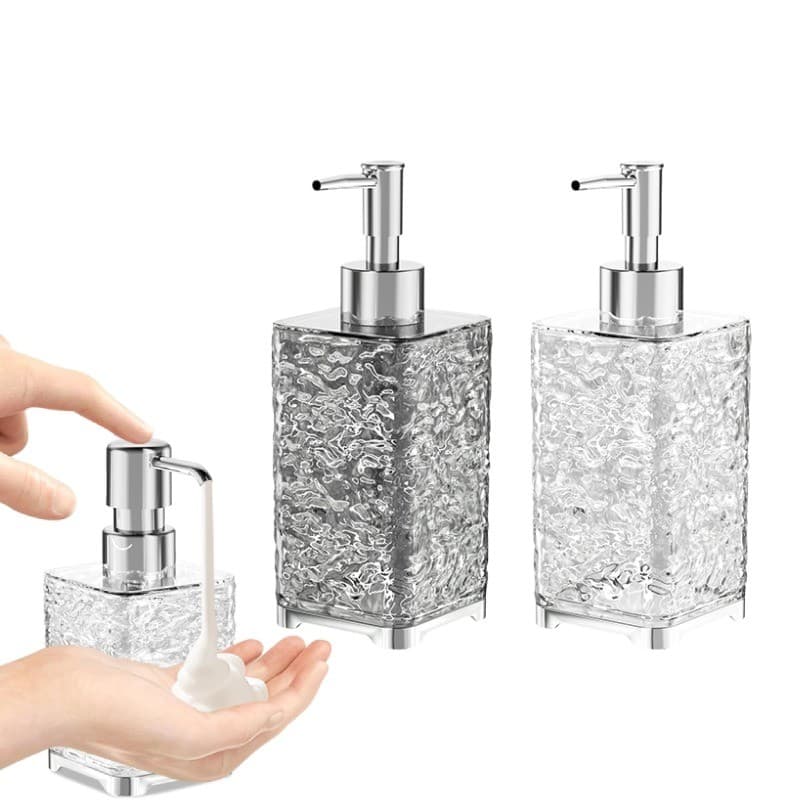 Dispensador De Sabão Recarregável 400ML , Garrafa De Grande Capacidade Para Shampoo , Gel De Banho , Líquido
