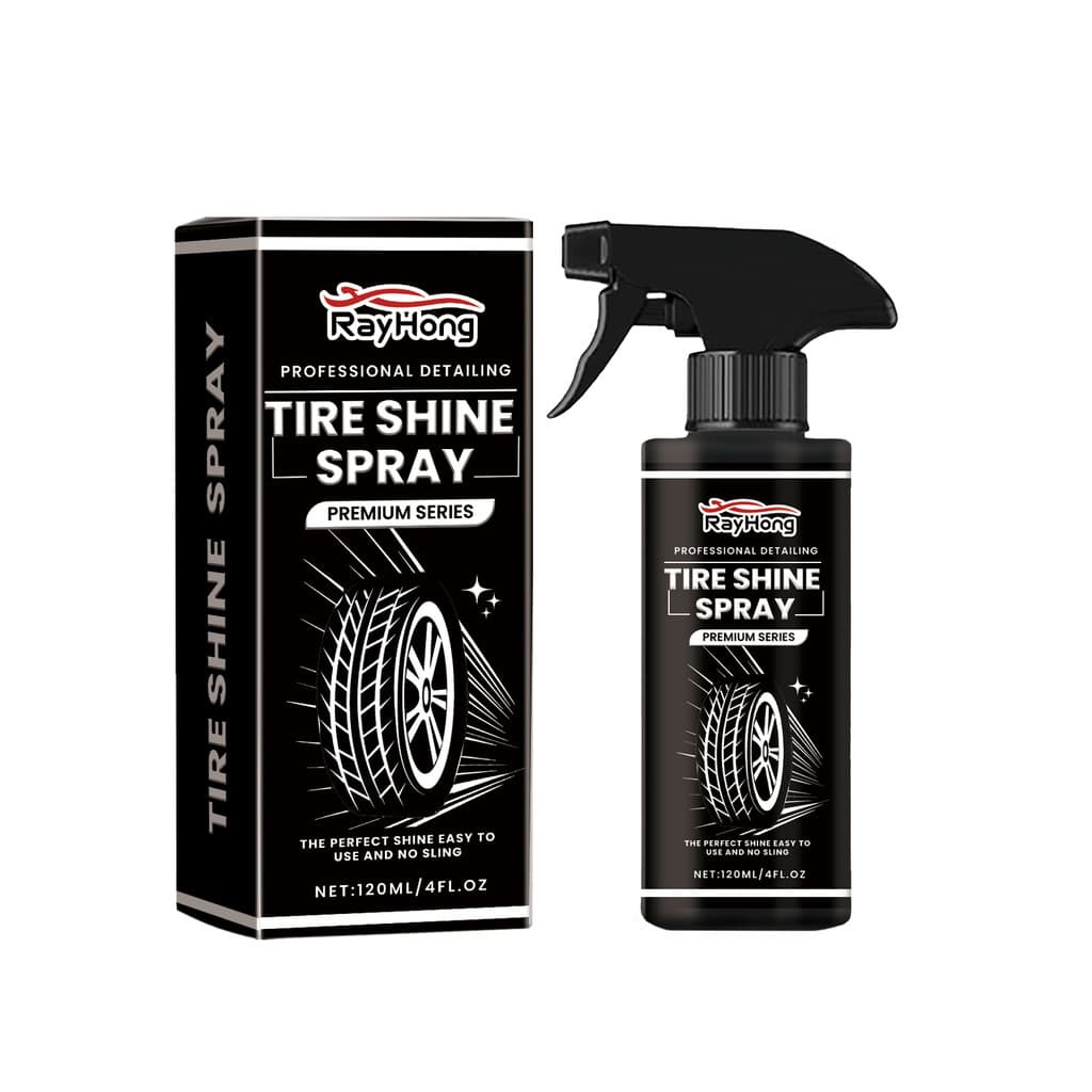 Rayhong pneu gloss Spray carro pneu brilho cuidados limpeza polimento revestimento líquido agente de revestimento
