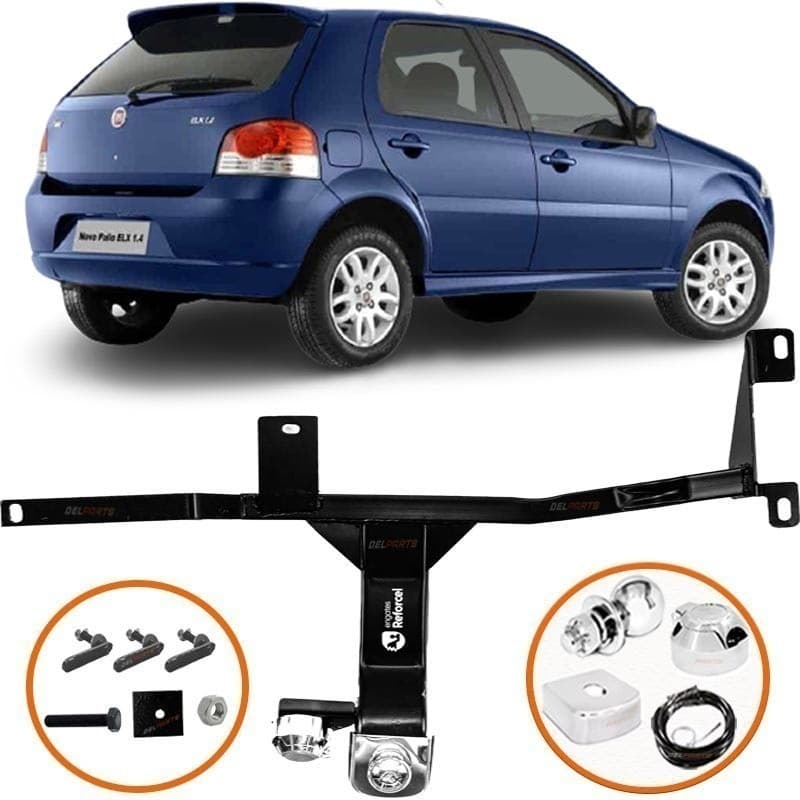 Engate Reboque Rabicho Fiat Palio Elx Inmetro Até 500kg