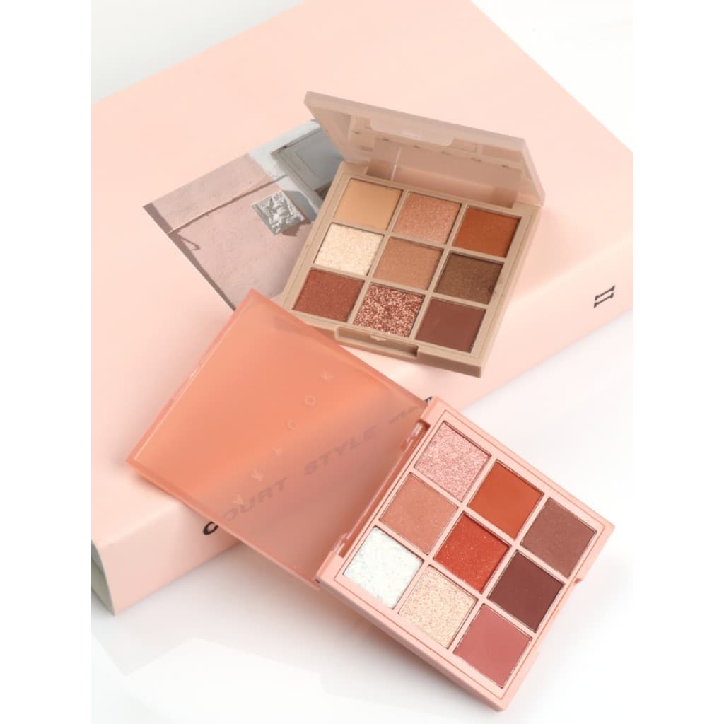 Genuíno artcok artcok colorido kaká veludo nove cores paleta de sombras peroladas lantejoulas terra cor modificação brin