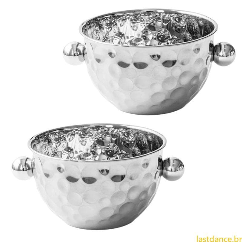 Baldes Vinho Tigela Salada Aço Inoxidável Las 2 Pack Para Cozinhar E Divertido