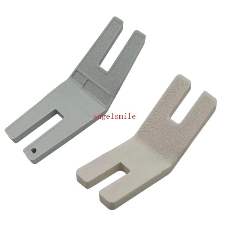 Melhor 2 Peças Profissional Corcunda Presser Pé Ferramenta Costura Botão Placa Folga Para Pular Acolchoado