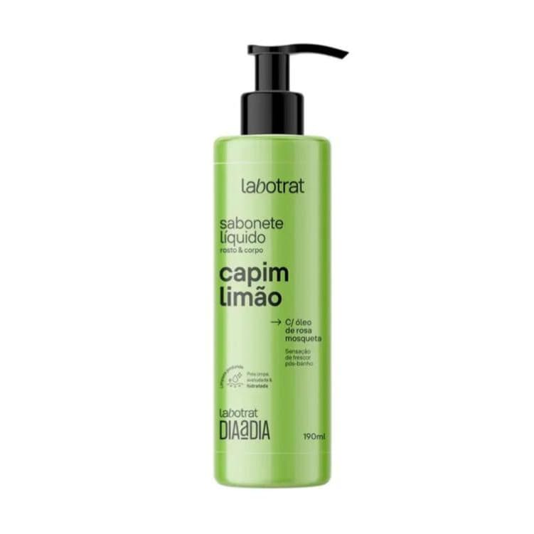 SABONETE LIQ ROSTO CORPO CAPIM LIMA LABOTRAT 190ML