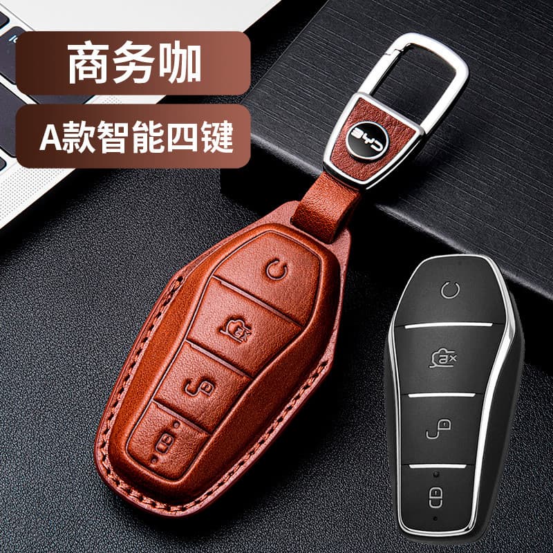 Biadi Tang chave capa selo de couro genuíno Qin nova energia Han dedicado canção L carro mais controle remoto Yuan Pro f