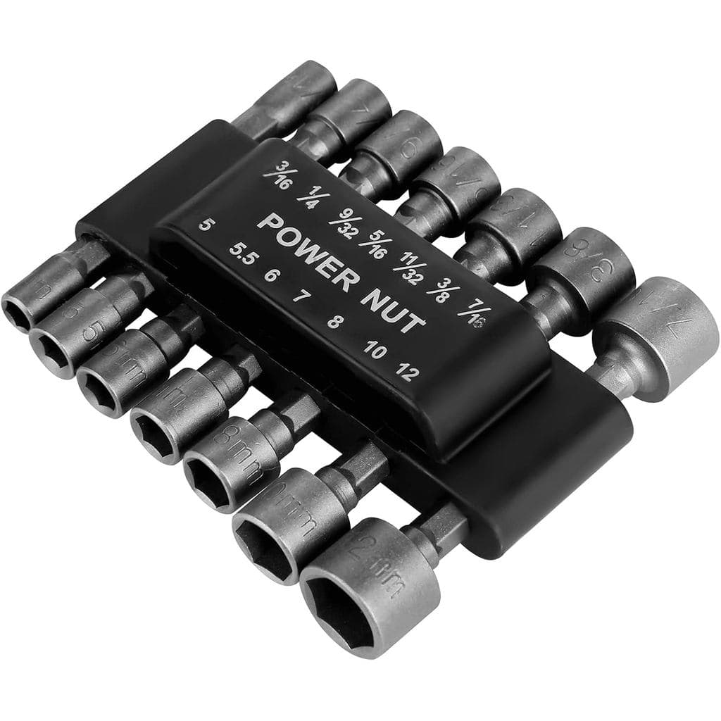 Conjunto de Brocas para Parafusadeira HPHOPE, 14 Peças, Haste Hexagonal de 1/4 de Polegada em Aço Cromo-Vanádio, Amplame