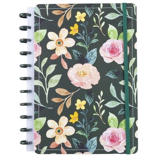 Caderno Grande Capa Dura Organizador Disco Reposicionavel Resistente Pratico Escolar